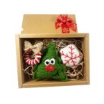 Decoratiuni Brad  Craciun- Crosetate, Handmade, Set 2