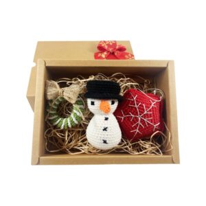 Decoratiuni Brad  Craciun- Crosetate, Handmade, Set 4