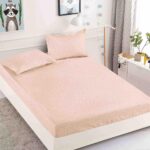 Husa Pat Dublu cu elastic cu 2 fete de perna, tesaturaTip Finet JOJHP06