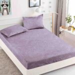 Husa Pat Dublu cu elastic cu 2 fete de perna, tesaturaTip Finet JOJHP51
