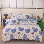 Lenjerie pufoasa cocolino, 4 piese, pat 1 persoana