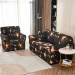 Set Husa Elastica pentru Canapea 2 Locuri + Fata de Perna