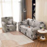 Set Husa Elastica pentru Canapea 2 Locuri + Fata de Perna