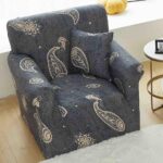 Set Husa Elastica pentru Fotoliu + Fata de Perna, Marime Universala