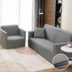 Set Husa Elastica pentru Canapea 2 Locuri + Fata de Perna