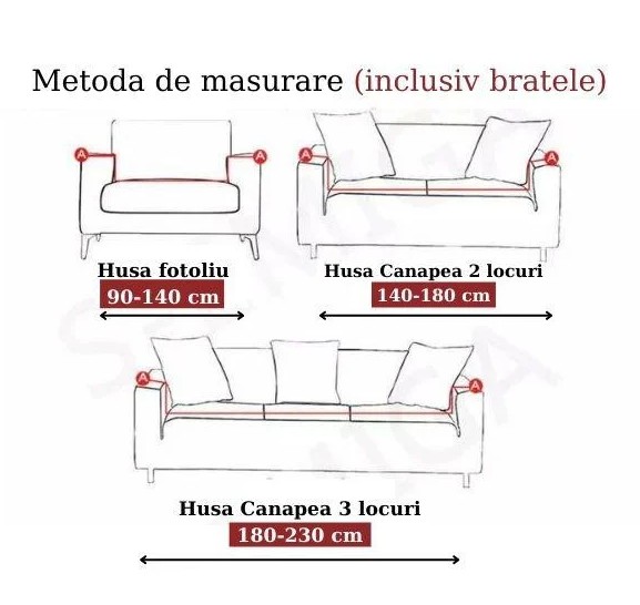 Set Huse Elastice pentru Coltar + 2 Fete de Perna - imagine 2
