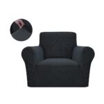 Set  2 Huse Fotolii Lycra - Gri Inchis