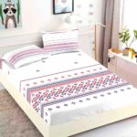 Husa Pat Dublu cu elastic cu 2 fete de perna, tesaturaTip Finet JOJHP92